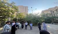 مسئولین معاونت دانشجویی و فرهنگی در کنار دانشجویان هستند