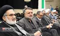 عکس ۱/ میثاق جنبش دانشجویان با آرمان‌های امام شهید و اعلام بیعت با امام آیت‌الله سید مجتبی حسینی خامنه‌ای