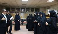 بازدید معاون فرهنگی و دانشجویی از محل‌ اسکان خواهران دانشگاهی زائر مراسم تشییع رهبر شهید در دانشگاه علوم پزشکی شهیدبهشتی