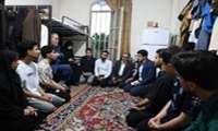  بازدید رییس دانشگاه از سرای دانشجویی فردوس و گفتگوی بی واسطه با دانشجویان