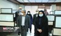 معاون فرهنگی و دانشجویی وزارت بهداشت از سامانه پاسخگویی 4030 بازدید کرد