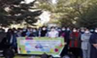 دختران بهشتی با کاروان نشاط و سلامت همراه شدند